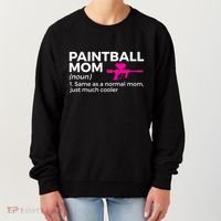 Funny Paintball Mom Definition Paintballing Gift Women's Sweatshirt thumb 0