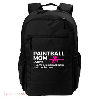 Funny Paintball Mom Definition Paintballing Gift Backpack