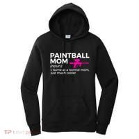 Funny Paintball Mom Definition Paintballing Gift Women's Hoodie thumb 0