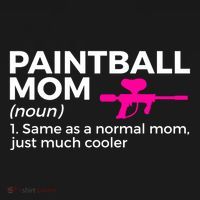 Funny Paintball Mom Definition Paintballing Gift Women's Hoodie thumb 2