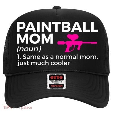 Funny Paintball Mom Definition Paintballing Gift Hat