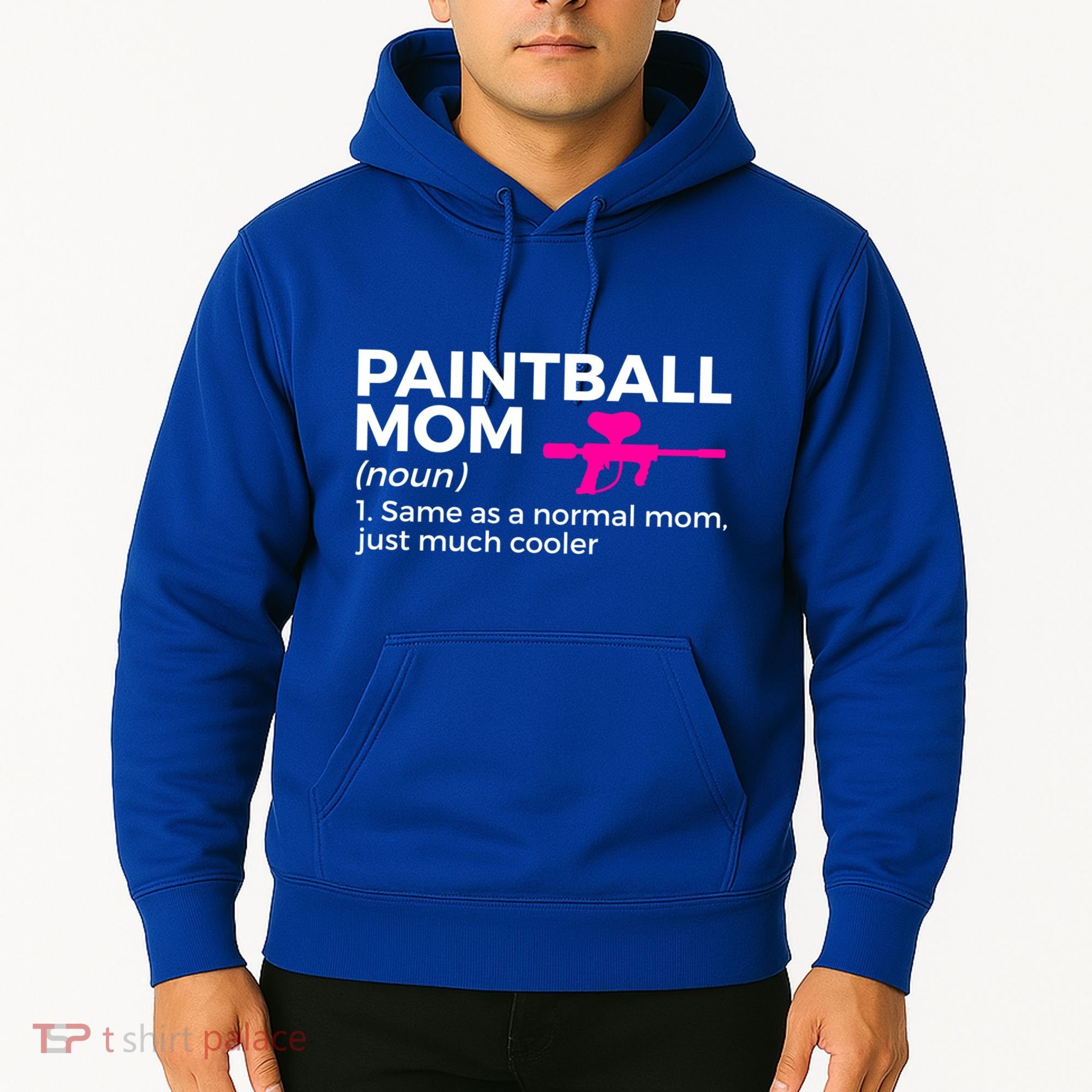 Funny Paintball Mom Definition Paintballing Gift Hoodie