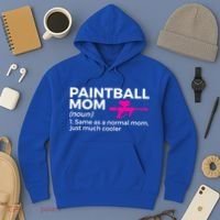 Funny Paintball Mom Definition Paintballing Gift Hoodie thumb 3