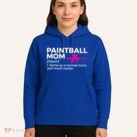 Funny Paintball Mom Definition Paintballing Gift Hoodie thumb 5