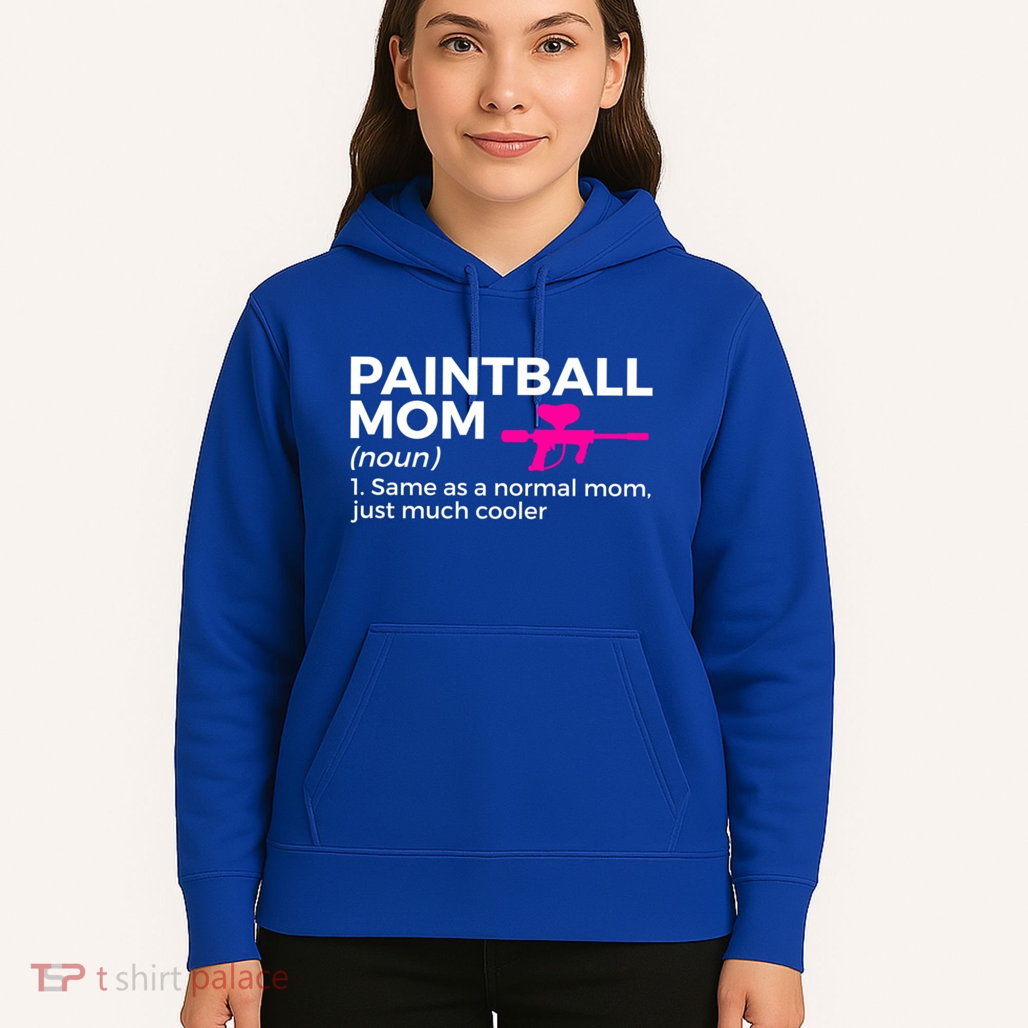 Funny Paintball Mom Definition Paintballing Gift Hoodie