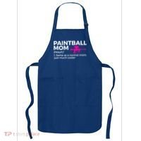 Funny Paintball Mom Definition Paintballing Gift Apron thumb 0