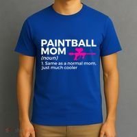 Funny Paintball Mom Definition Paintballing Gift T-Shirt thumb 3
