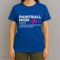 Funny Paintball Mom Definition Paintballing Gift T-Shirt thumb 4