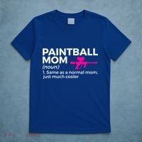 Funny Paintball Mom Definition Paintballing Gift T-Shirt thumb 5