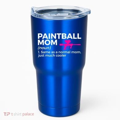 Funny Paintball Mom Definition Paintballing Gift Tumbler