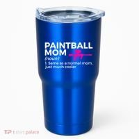 Funny Paintball Mom Definition Paintballing Gift Tumbler thumb 0