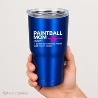 Funny Paintball Mom Definition Paintballing Gift Tumbler thumb 2