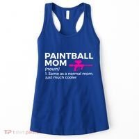 Funny Paintball Mom Definition Paintballing Gift Women's Tank Top thumb 0