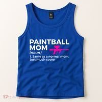 Funny Paintball Mom Definition Paintballing Gift Tank Top thumb 2