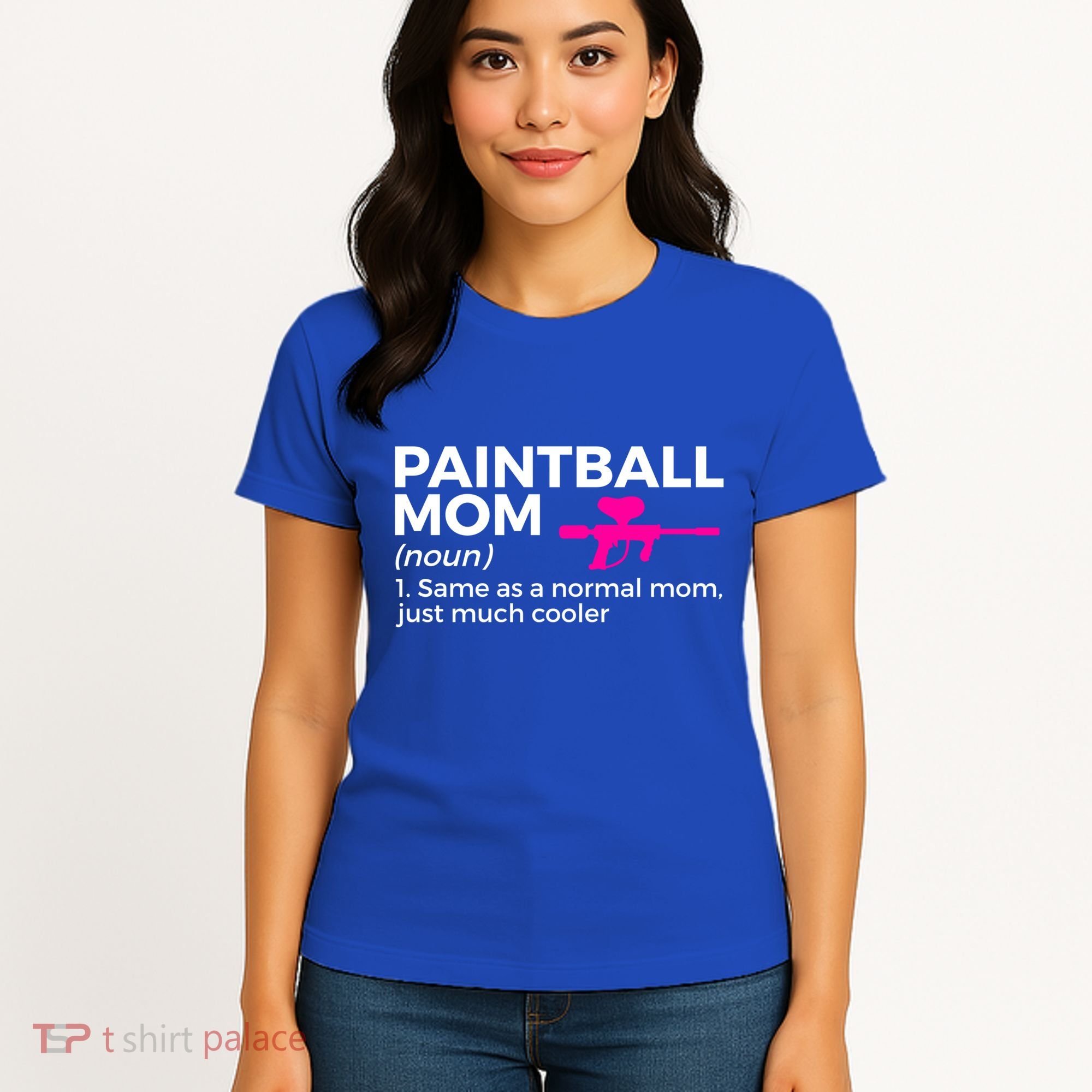 Funny Paintball Mom Definition Paintballing Gift Women's T-Shirt