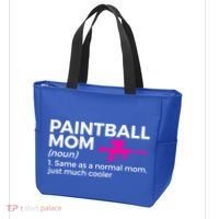 Funny Paintball Mom Definition Paintballing Gift Tote Bag thumb 3