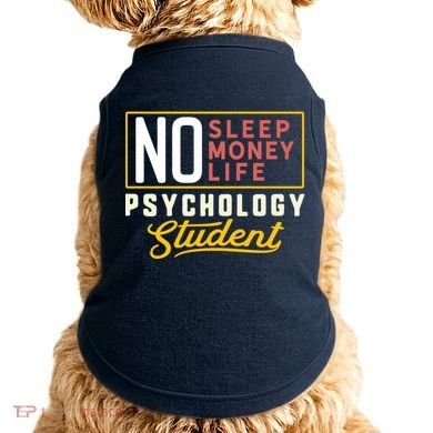 Funny Psychology Major Student Graduation Gift College Doggie Tank