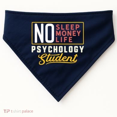 Funny Psychology Major Student Graduation Gift College USA-Made Doggie Bandana