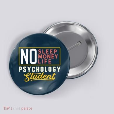 Funny Psychology Major Student Graduation Gift College Button