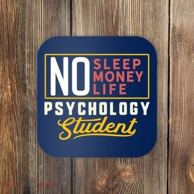 Funny Psychology Major Student Graduation Gift College Coaster