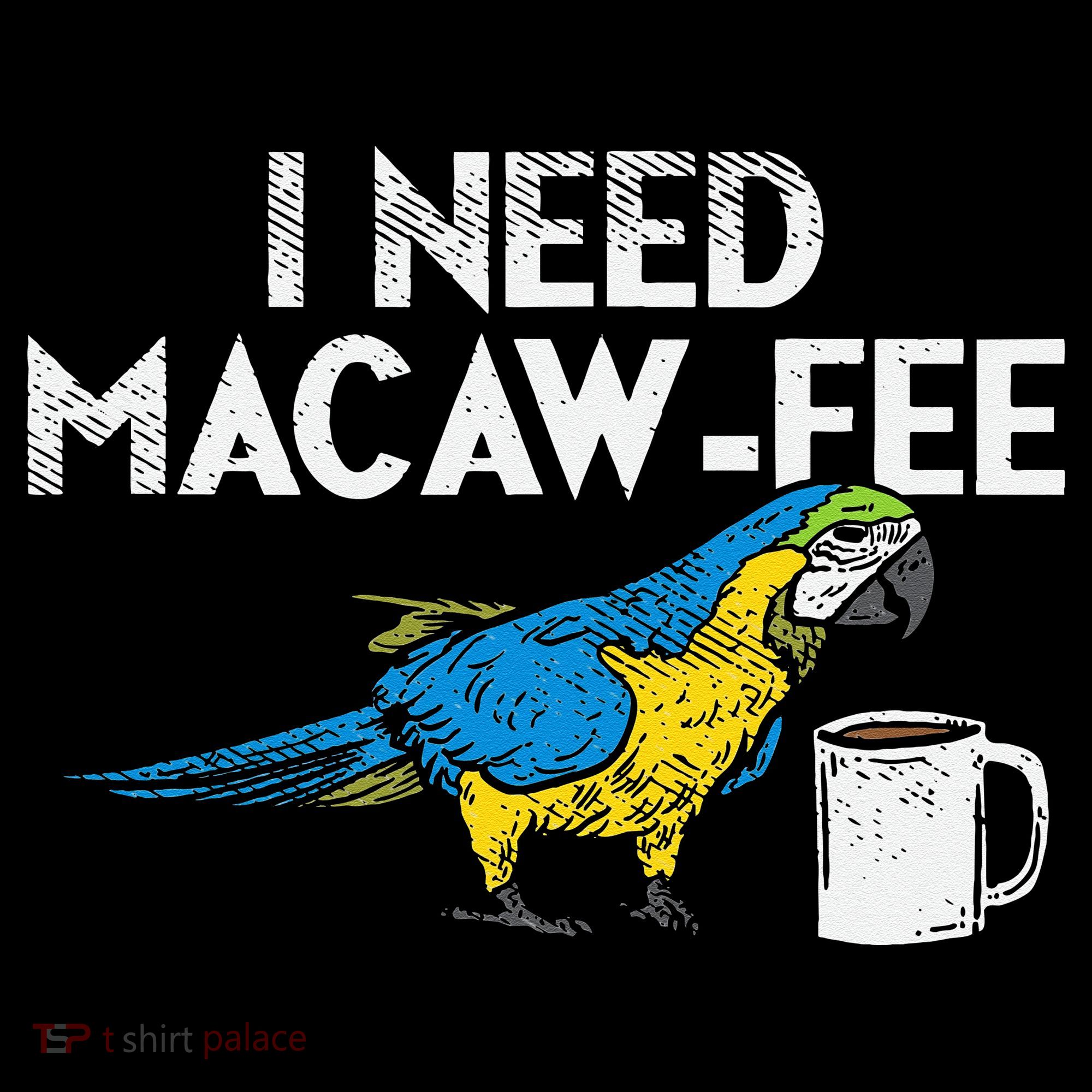 Funny Parrot Macaw And Coffee I Scarlet Macaw Owner Women's Hoodie