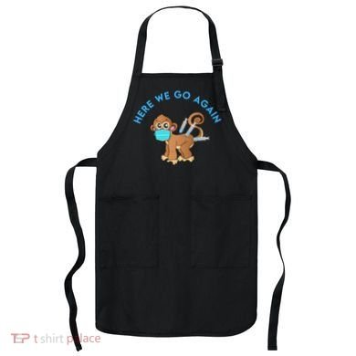 Funny Monkeypox Virus Apron