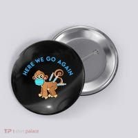 Funny Monkeypox Virus Button thumb 0