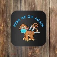 Funny Monkeypox Virus Coaster thumb 0