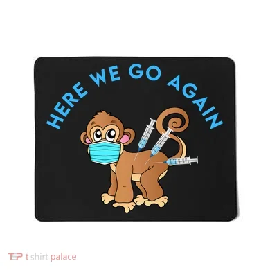Funny Monkeypox Virus Mousepad