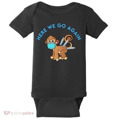 Funny Monkeypox Virus Baby Bodysuit