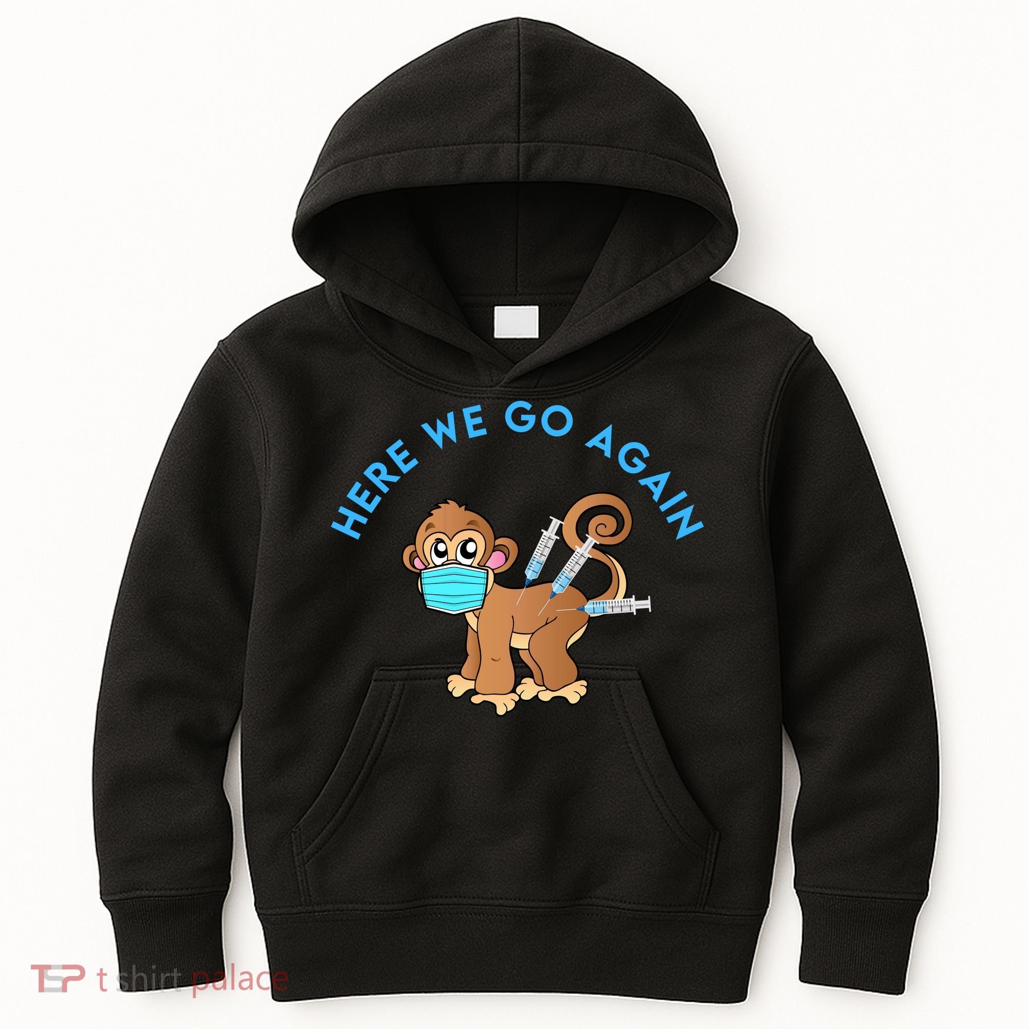 Funny Monkeypox Virus Kids Hoodie