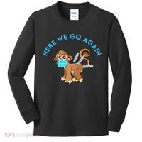 Funny Monkeypox Virus Kids Long Sleeve Shirt thumb 0