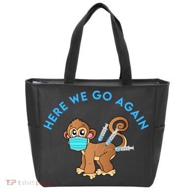 Funny Monkeypox Virus Tote Bag