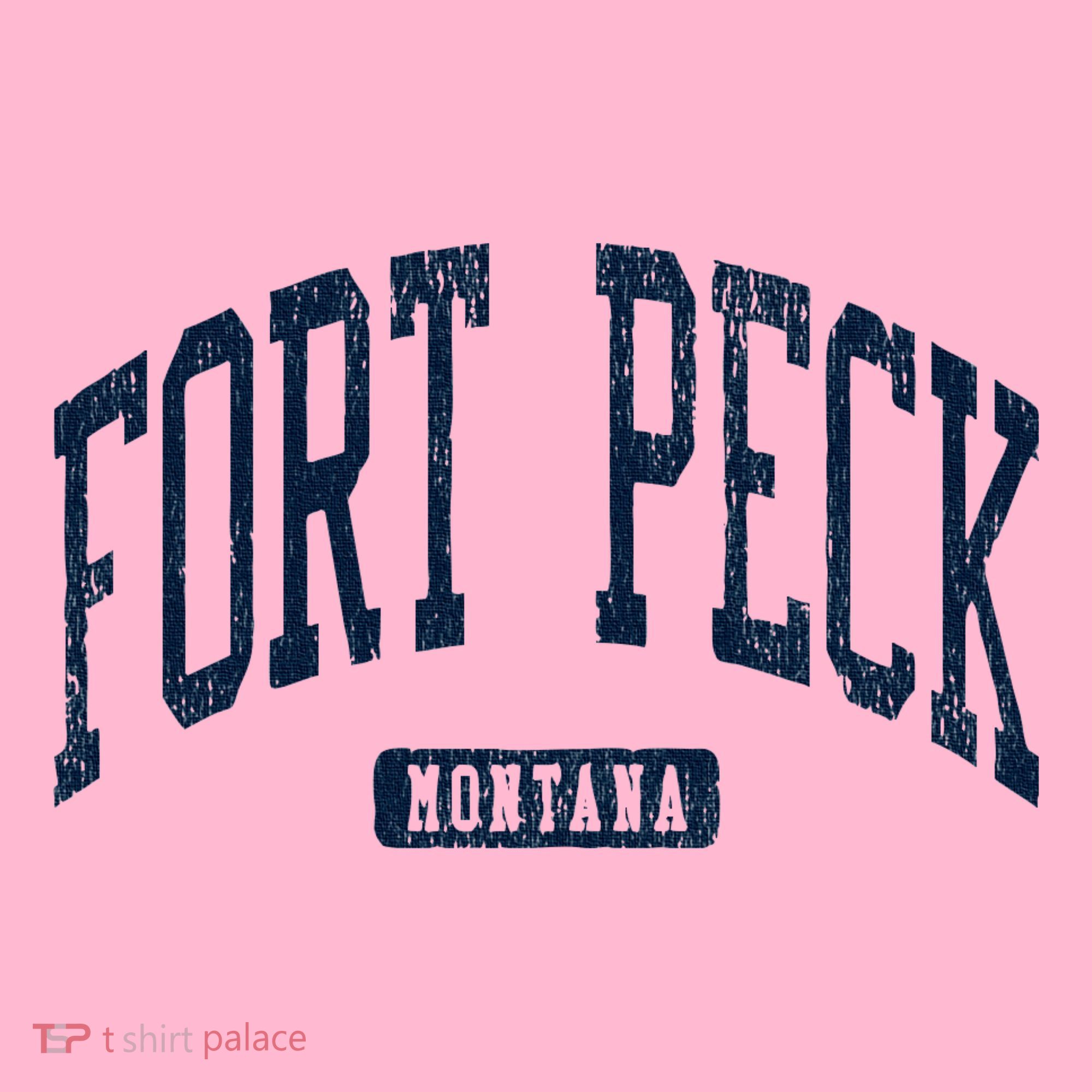 Fort Peck Montana Mt Style Blue Coaster