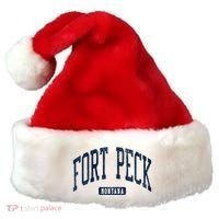 Fort Peck Montana Mt Style Blue Santa Hat thumb 0
