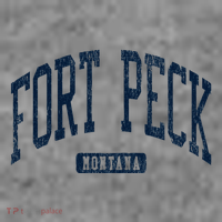 Fort Peck Montana Mt Style Blue Toddler Hoodie thumb 2