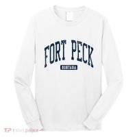 Fort Peck Montana Mt Style Blue Long Sleeve Shirt thumb 0