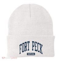 Fort Peck Montana Mt Style Blue Beanie thumb 0
