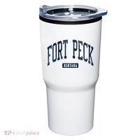 Fort Peck Montana Mt Style Blue Tumbler thumb 0