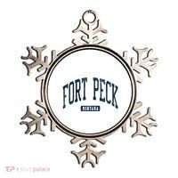 Fort Peck Montana Mt Style Blue Ornament thumb 0
