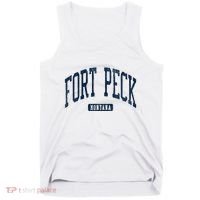 Fort Peck Montana Mt Style Blue Tank Top thumb 0