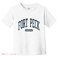 Fort Peck Montana Mt Style Blue Toddler T-Shirt thumb 0