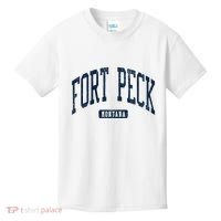 Fort Peck Montana Mt Style Blue Kids T-Shirt thumb 0