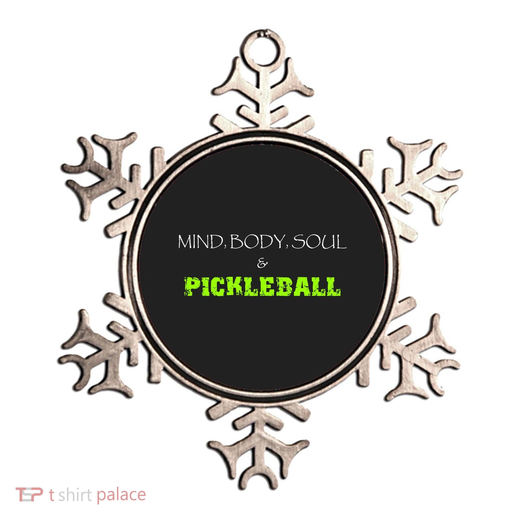 Fun Pickleball, Mind Body Soul, Pickleball For Life Ornament