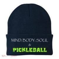 Fun Pickleball, Mind Body Soul, Pickleball For Life Beanie thumb 0