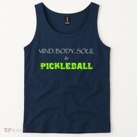 Fun Pickleball, Mind Body Soul, Pickleball For Life Tank Top thumb 2