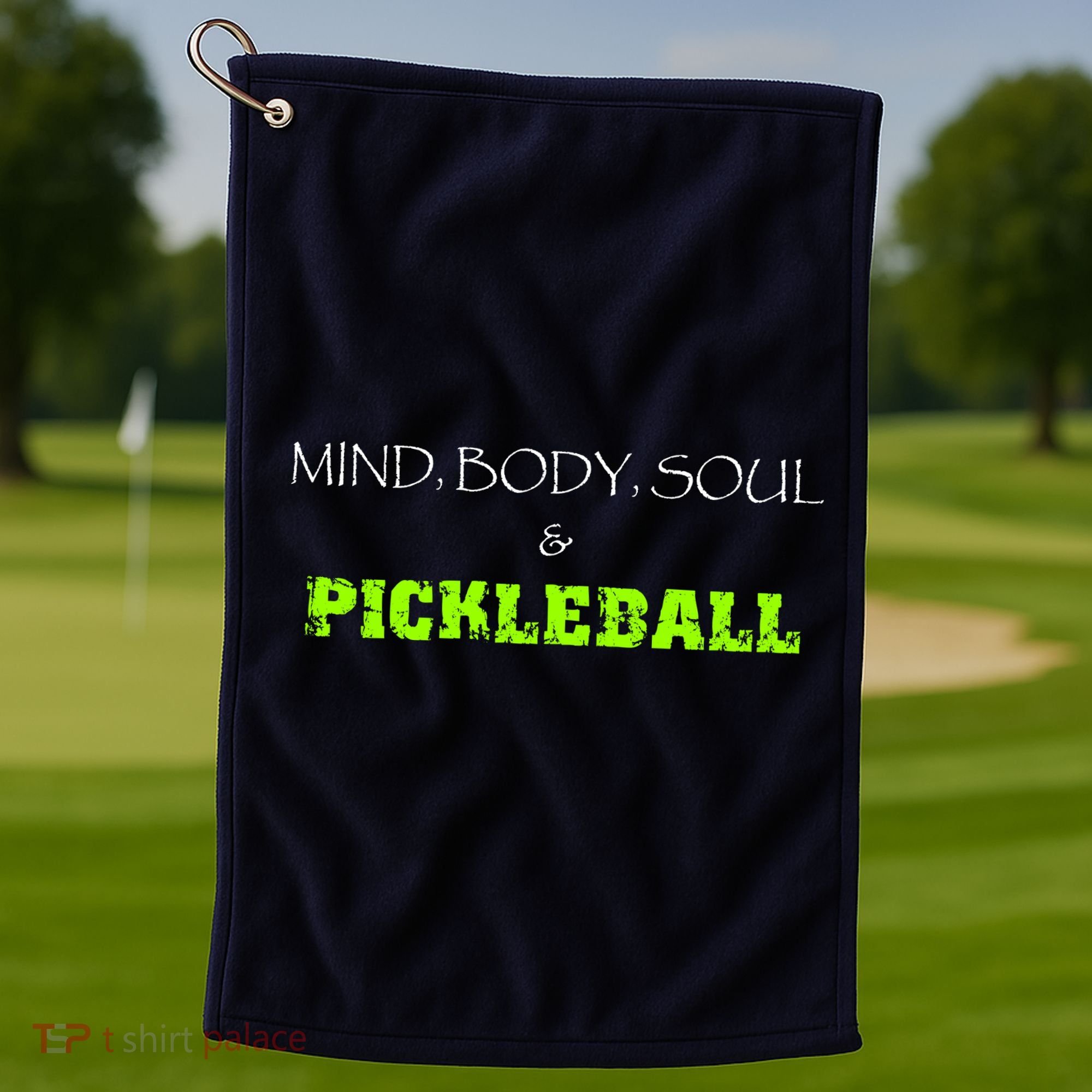 Fun Pickleball, Mind Body Soul, Pickleball For Life Golf Towel