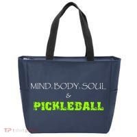 Fun Pickleball, Mind Body Soul, Pickleball For Life Tote Bag thumb 0