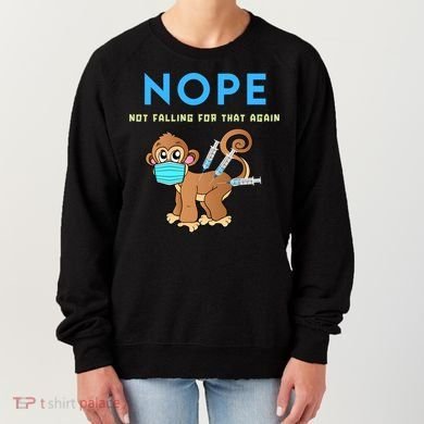 Funny Monkeypox Conservative Medical Freedom Women's Sweatshirt