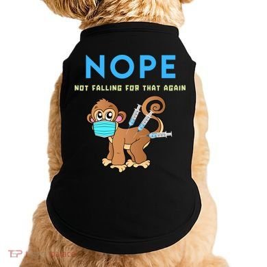 Funny Monkeypox Conservative Medical Freedom Doggie Tank